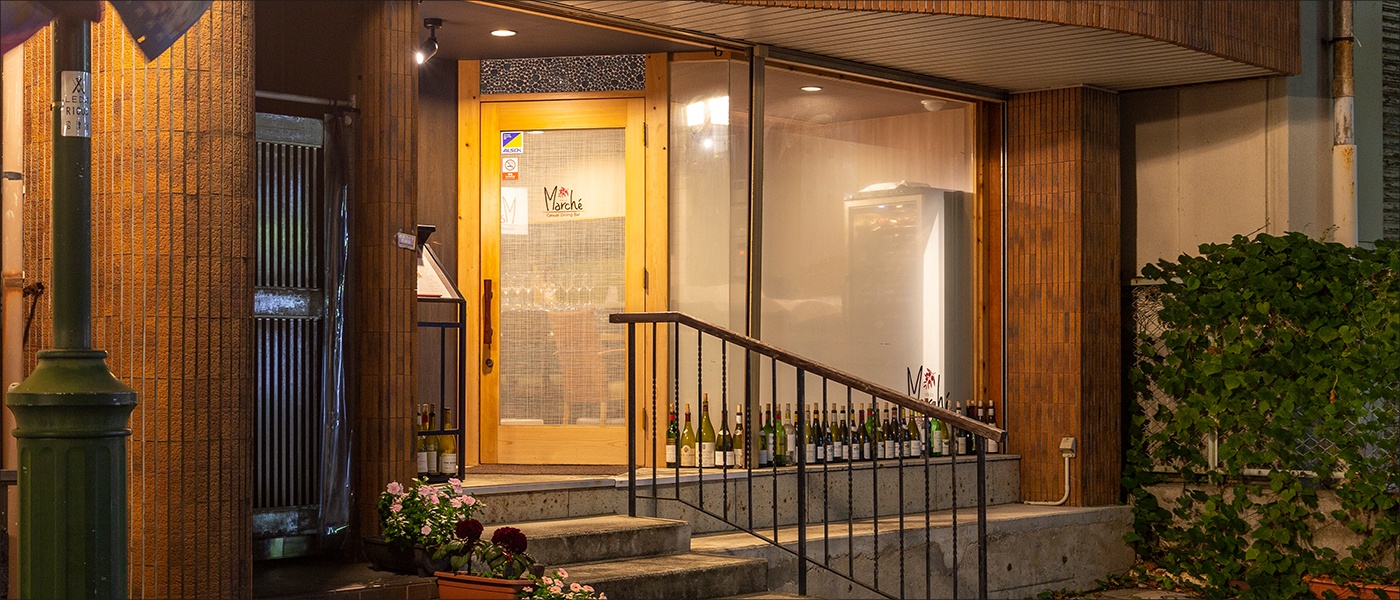 マルシェのお店の外観の写真